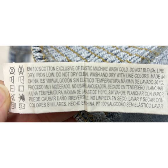 Women’s Size M Water Print Denim Halter Crop Top Zip Back Western Festival Rodeo - Picture 6 of 9